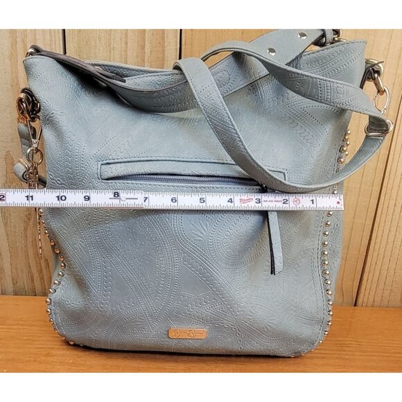 Jessica Simpson "London" Hobo Baltic Blue Purse - Picture 3 of 16